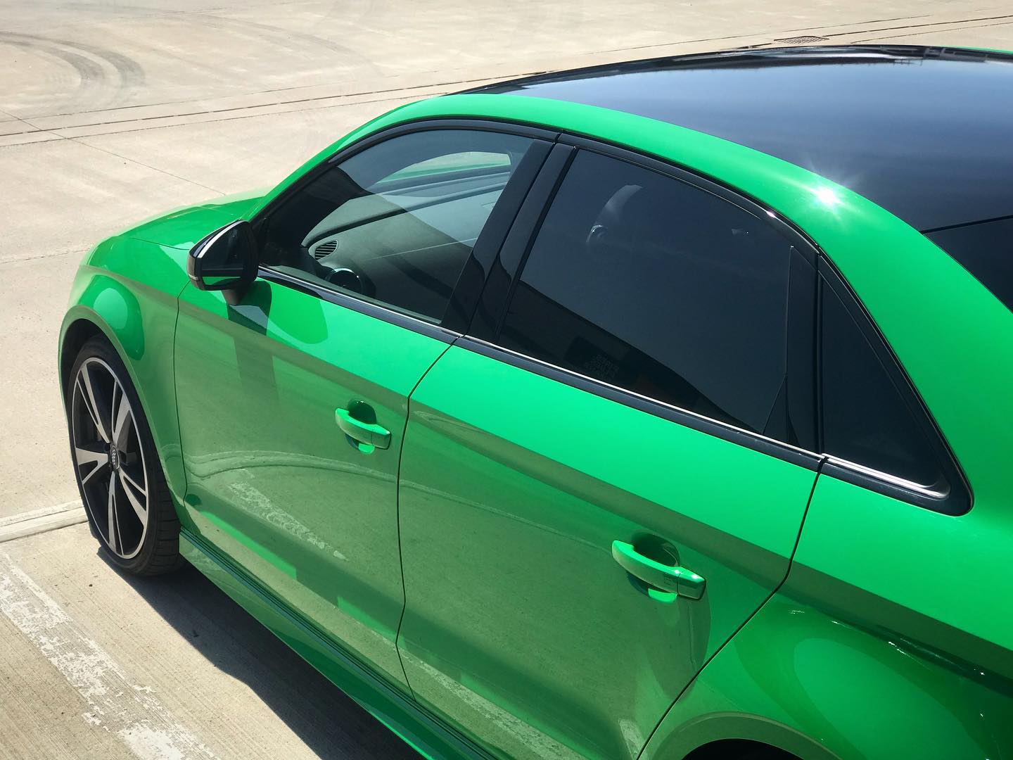 Audi Rs Gloss Black Roof Wrap Personal Wrapping Project