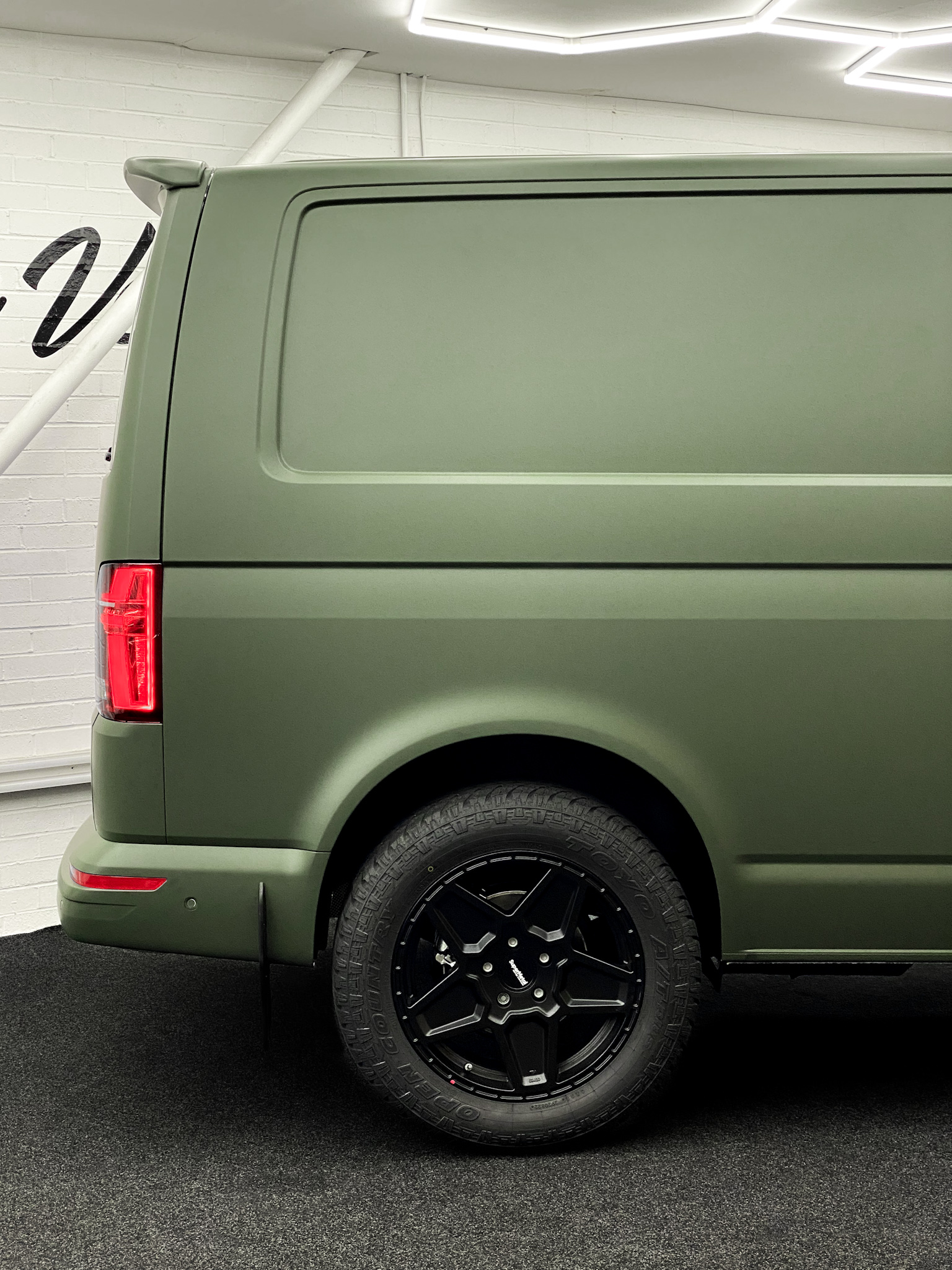 Volkwagen T Matte Military Green Personal Wrapping Project