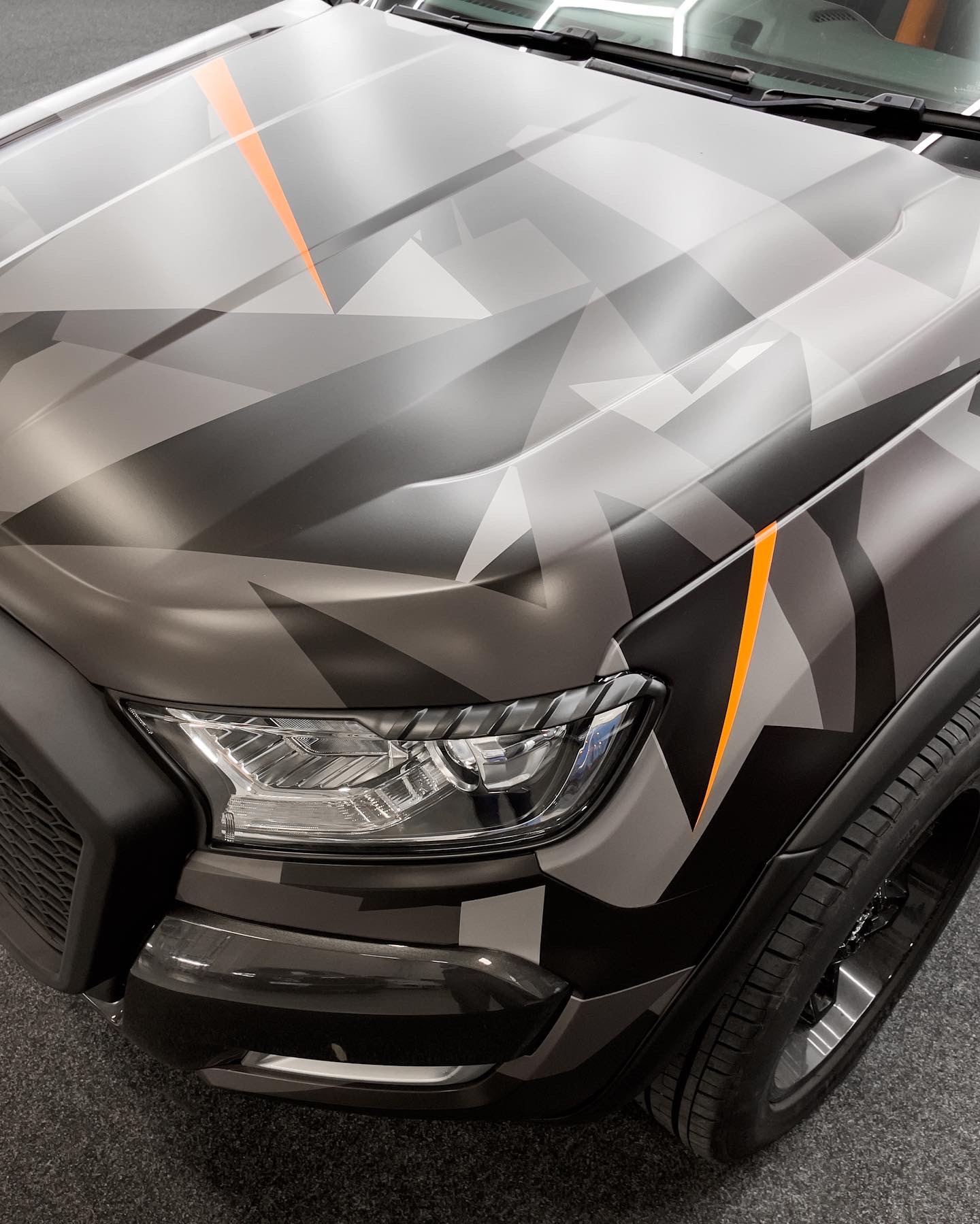 Ford Ranger Wildtrack - Geometric Camo - Personal Wrapping Project