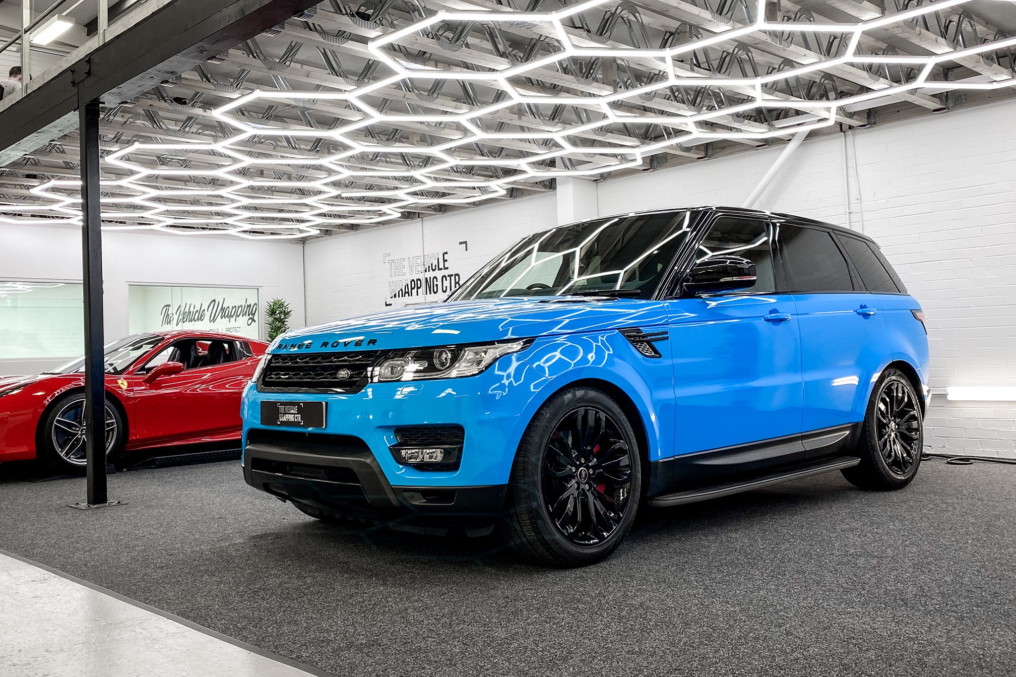 Range Rover Sport - Gloss Light Blue - Personal Wrapping Project