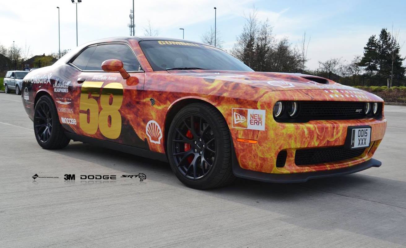 Dodge Hellcat - Gumball 3000 Skull & Flames - Personal Wrapping Project