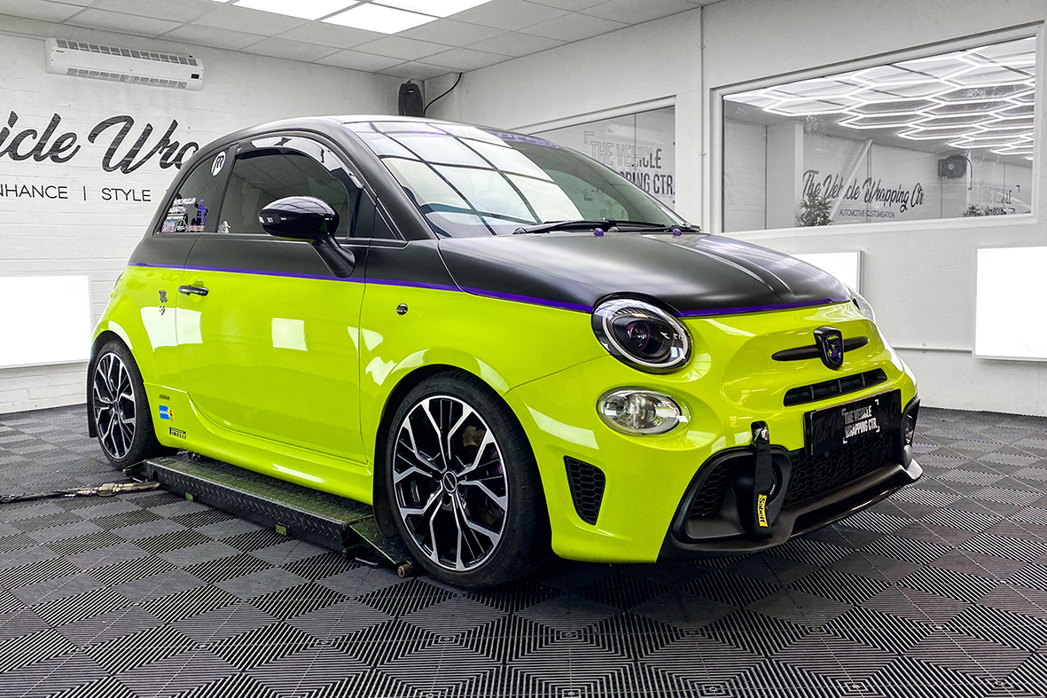 Fiat 500 Abarth Black Convertible