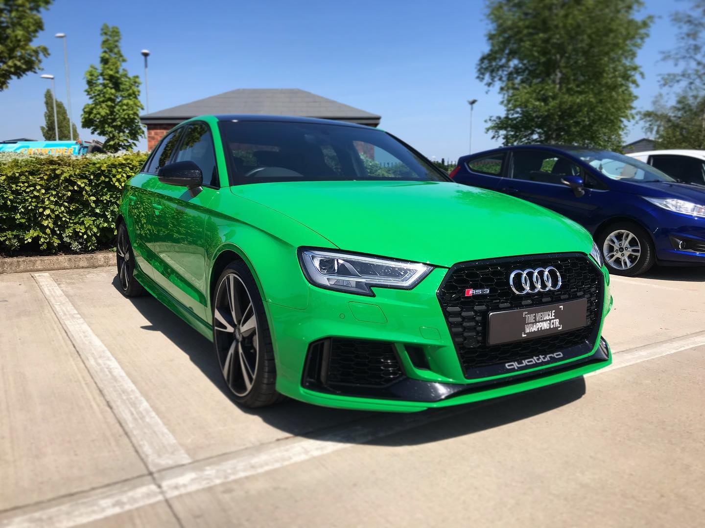 Audi RS3 - Gloss Black Roof Wrap - Personal Wrapping Project