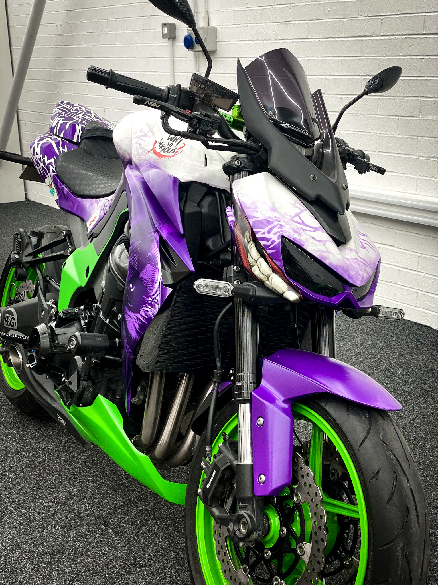 Kawasaki Z1000 - Joker Bike Wrap - Personal Wrapping Project