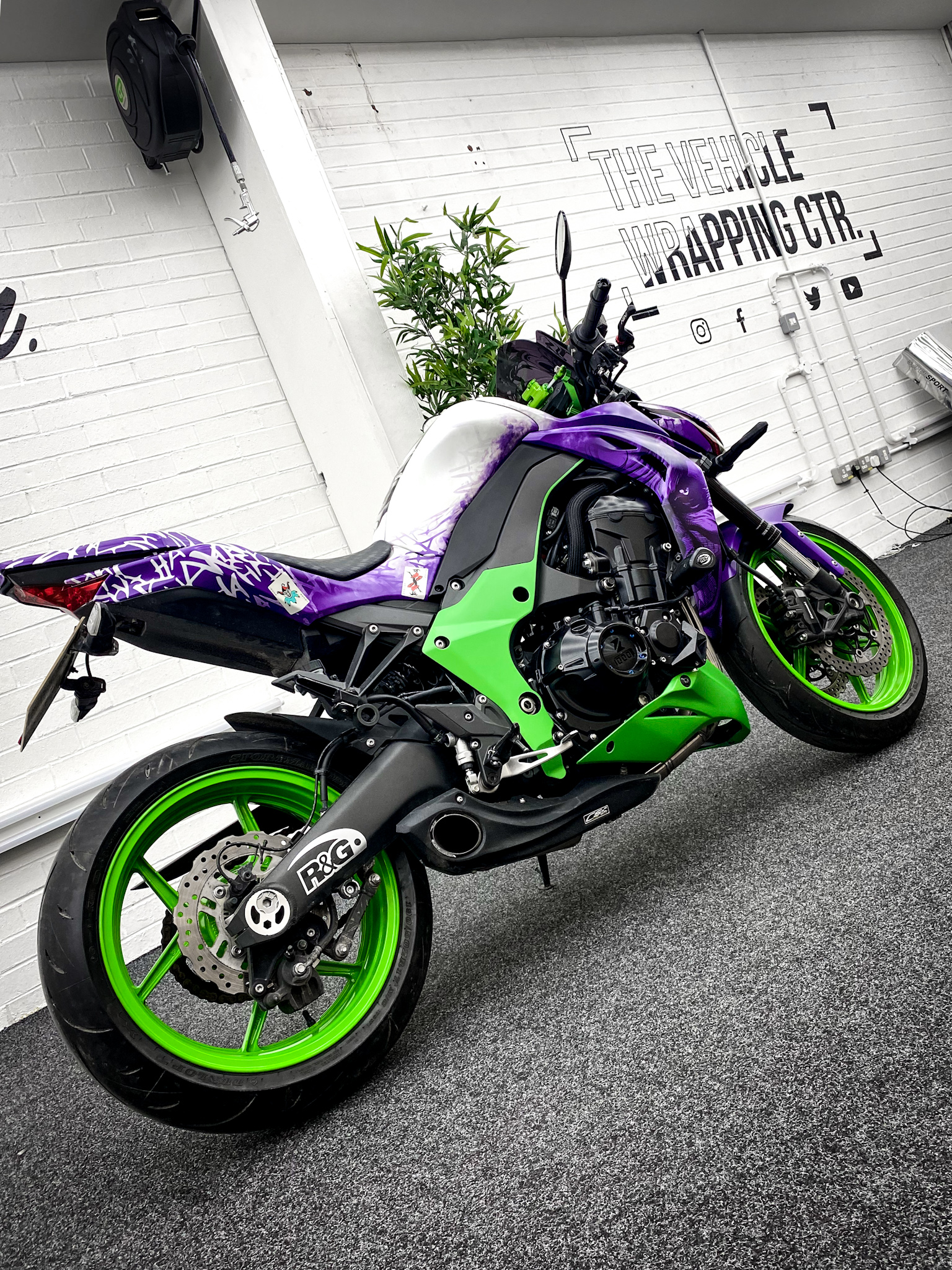 Kawasaki Z1000 Joker Bike Wrap Personal Wrapping Project