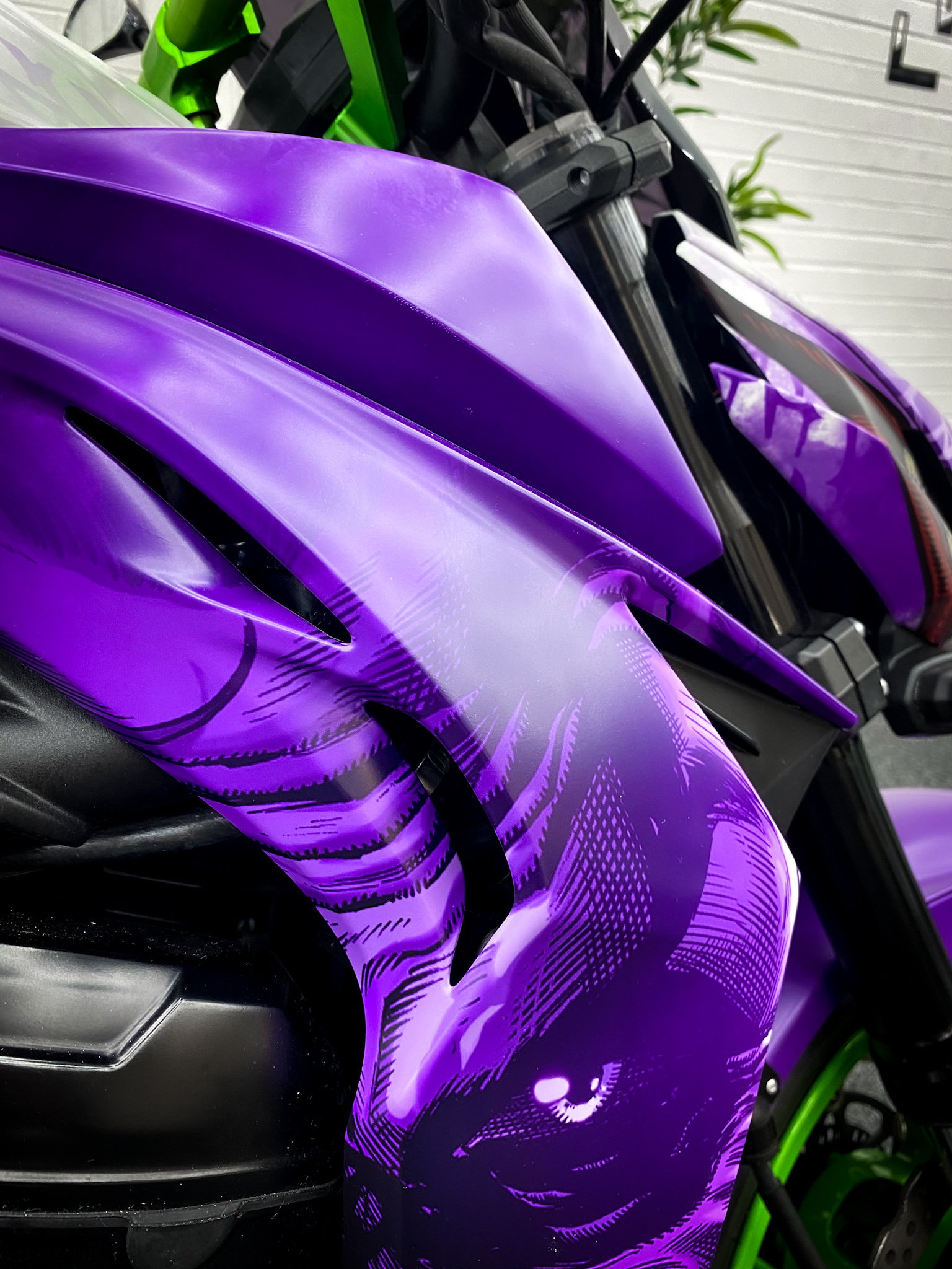 Kawasaki Z1000 - Joker Bike Wrap - Personal Wrapping Project