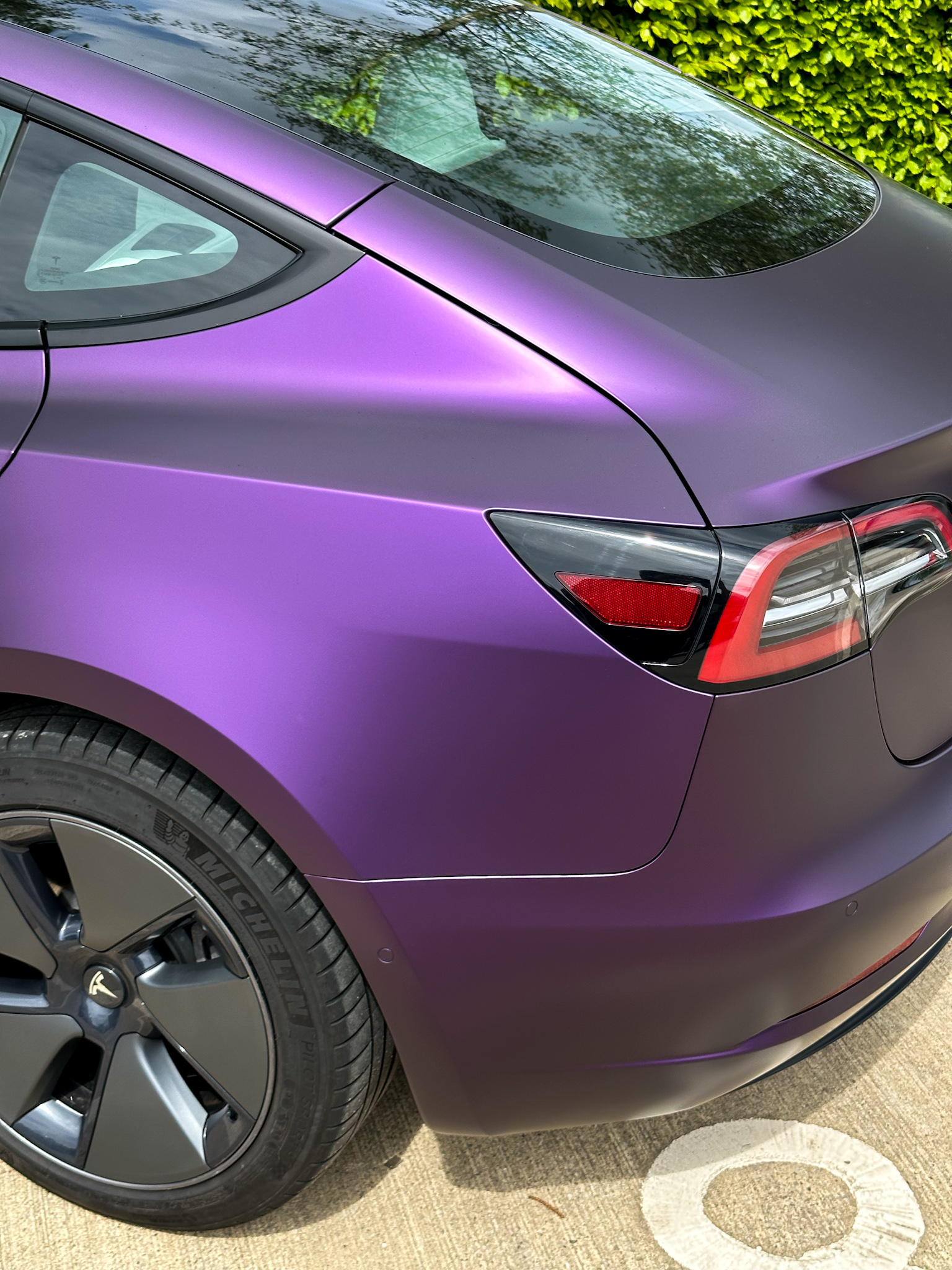 Tesla Model 3 - Purple Black iridescent - Personal Wrapping Project