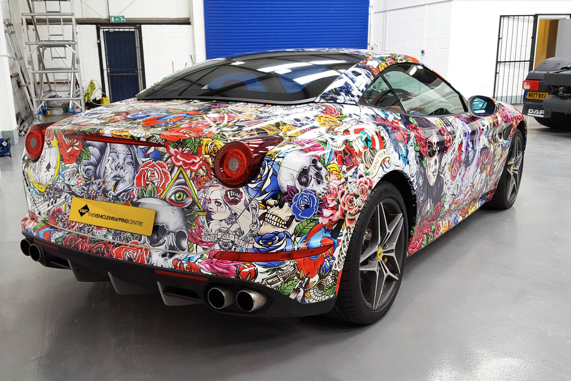 Ferrari California - Tattoo Wrap Design - Personal Wrapping Project