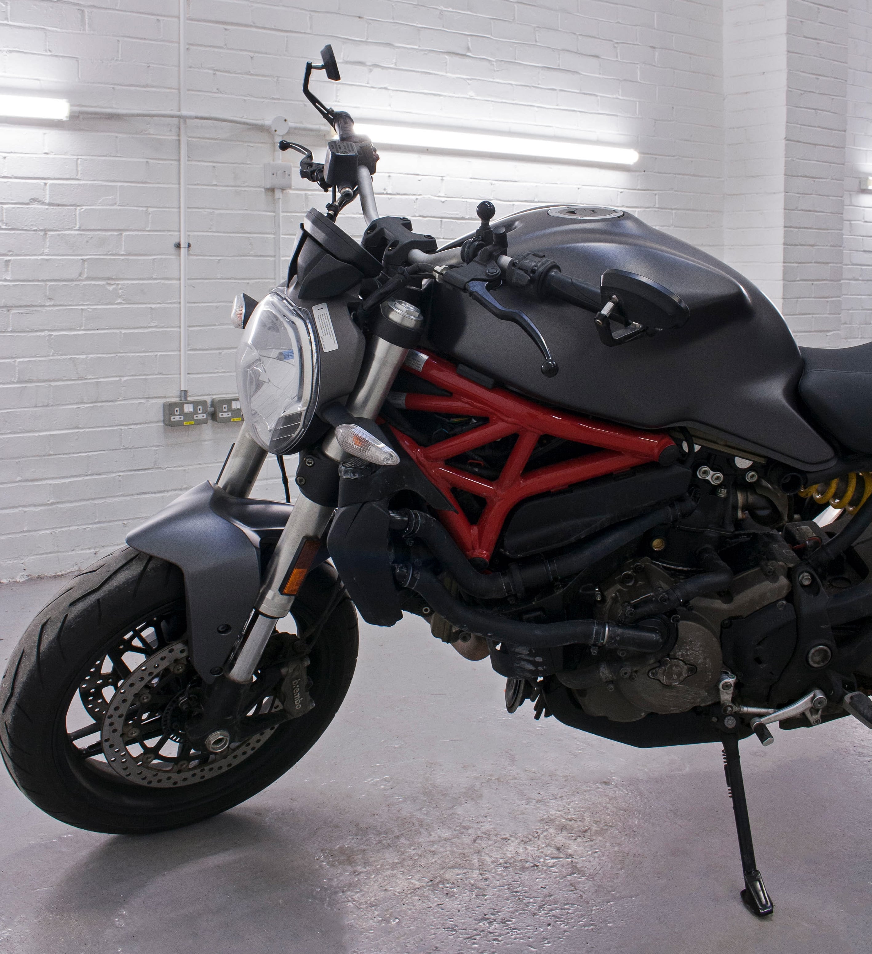 ducati monster grey